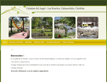 Tablet Screenshot of cabaniasdelangel.com.ar